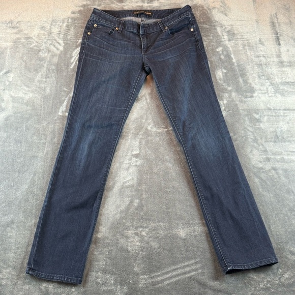 Express Women's Jeans Size 8 Skinny Stella Low Rise Dark Wash - Picture 1 of 11